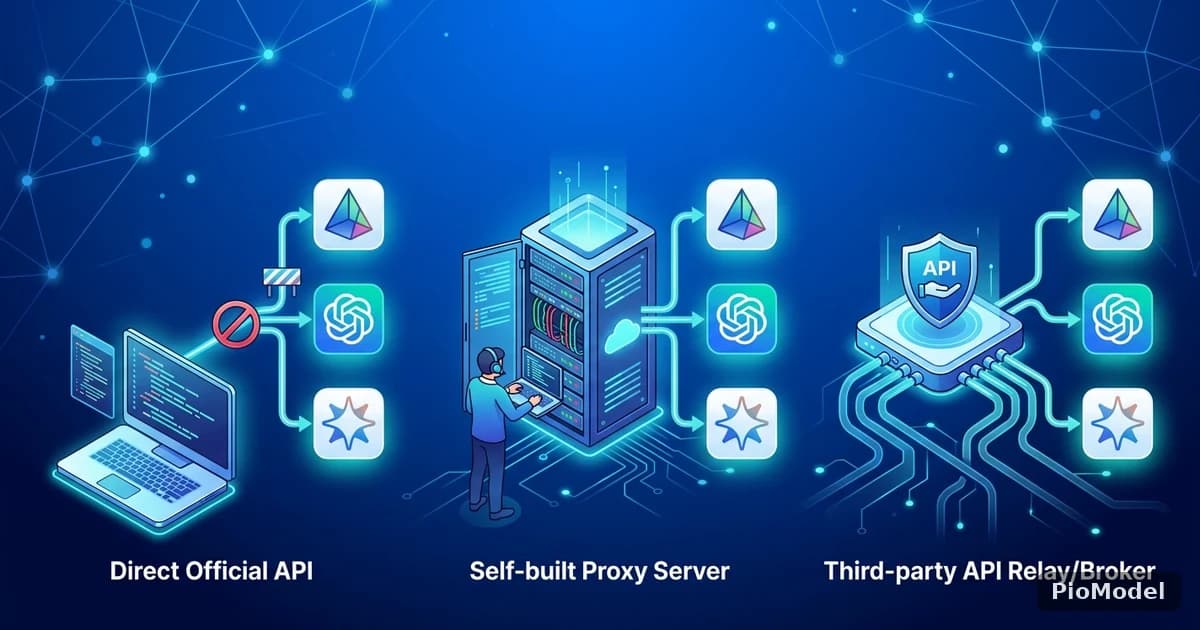 自建还是中转？开发者调用 Claude / GPT / Gemini API 的三种方案对比