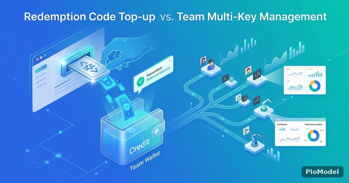 兑换码充值与团队多 Key 管理:额度到账与用量归属实操指南