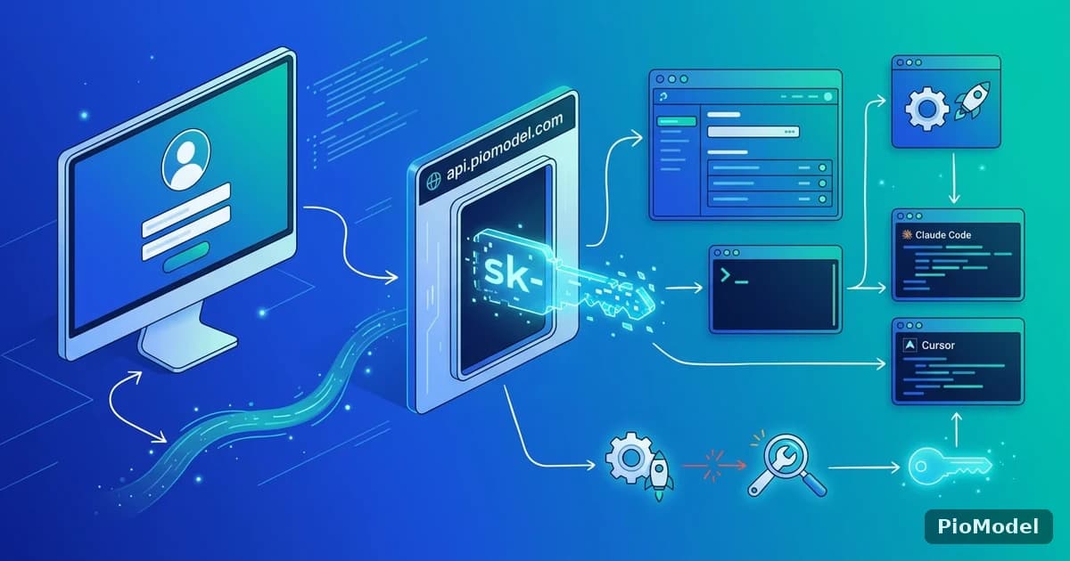 PioModel API Key 怎么获取与配置?新手教程 + 认证失败排查