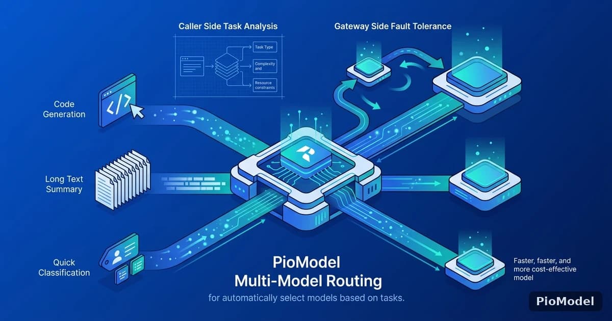 PioModel 多模型路由怎么配置?按任务自动选模型的实践思路