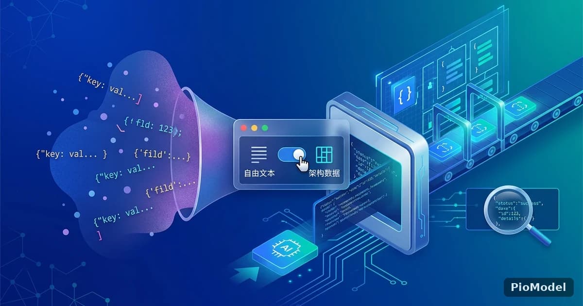 结构化输出实战:用 PioModel 让模型稳定返回你要的 JSON