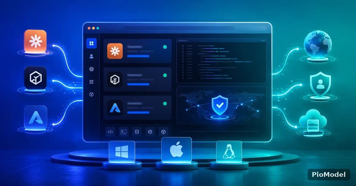 PioModel 桌面 AI 工作台是什么?和聊天工具、中转 API 的区别
